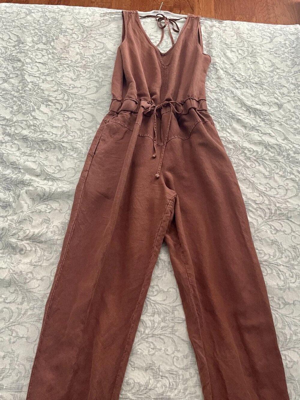 YFB Vintage Look Rust Jumpsuit - Medium